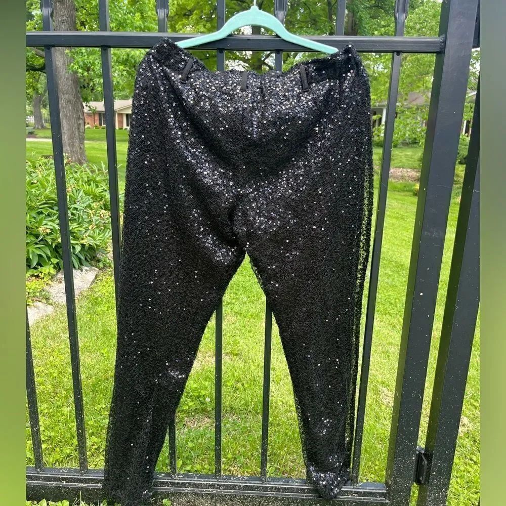 J Crew Collection Sequin Pants NWT - Picture 8 of 10